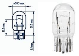 ΛΑΜΠΑ 12V 21/5W ΑΚΑΛΥΚΗ ΚΑΡΥΔΑΚΙ W3x16q