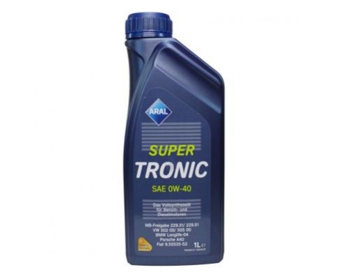 ARAL SUPERTRONIC 0W40 1lit MB229.31/229.51 ACEA C2,C3 API SN/CF