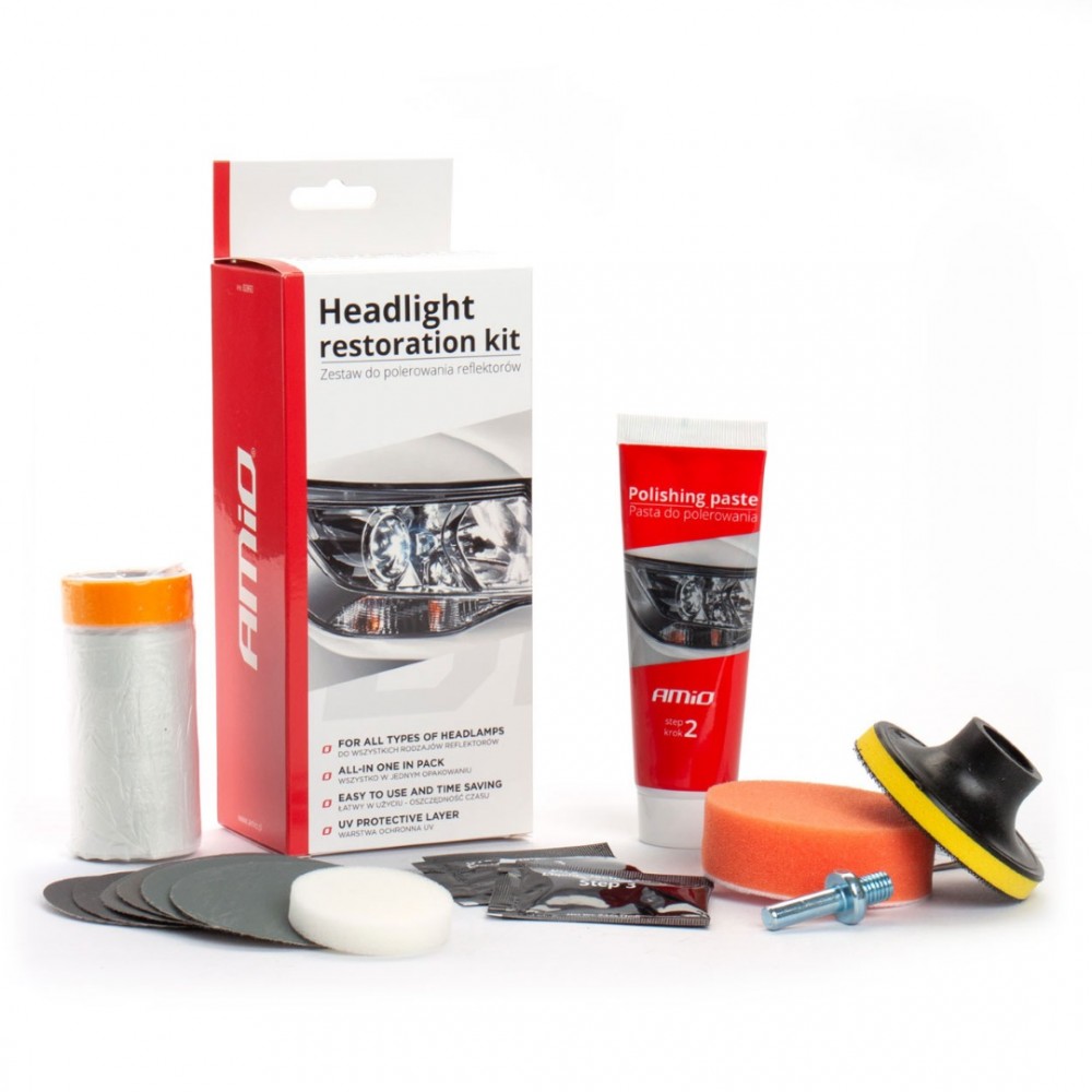 LAMPA ΚΙΤ ΞΕΘΑΜΠΩΜΑΤΟΣ / ΓΥΑΛΙΣΜΑΤΟΣ ΦΑΝΑΡΙΩΝ RESTORATION KIT 02892/ΑΜ