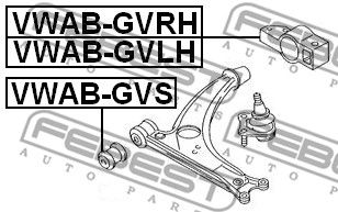 ΣΥΝΕΜΠΛΟΚ ΨΑΛΙΔΙΟΥ ΟΠ. VW GOLF 5 ΔΕΞΙ FEBEST VWAB-GVRH