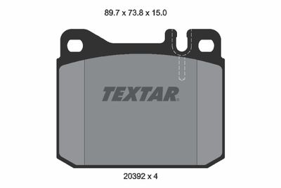 ΤΑΚΑΚΙΑ ΦΡΕΝΩΝ ΠΙΣΩ 2039204 Μ/S (W177-W247-C118) 0004207520