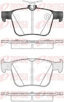 ΤΑΚΑΚΙΑ ΦΡΕΝΩΝ ΟΠΙΣΘ. 1516.10 VW GROUP