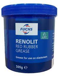 FUCHS RENOLIT RED RUBBER GREASE ΓΡΑΣΟΣ ΓΙΑ ΕΛΑΣΤΟΜΕΡΗ – ΤΣΙΜΟΥΧΕΣ (ΣΥΝΑΡΜΟΛΟΓΗΣΗ) 500gr