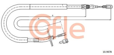 ΝΤΙΖΑ ΧΕΙΡΟΦΡΕΝΟΥ ΔΕΞΙΑ 92.10.9878 M/S SPRINTER (9044200685) 1570/1393 mm
