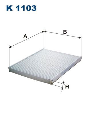 ΦΙΛΤΡΟ ΚΑΜΠΙΝΑΣ K1103 (CU2422) FIAT