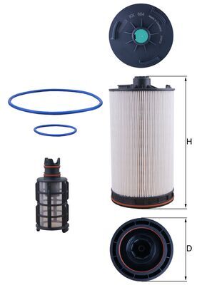 ΦΙΛΤΡΟ ΠΕΤΡΕΛΑΙΟΥ KX654KIT MERCEDES ACTROS MP4/5 (PU12013z)(PU12007z)